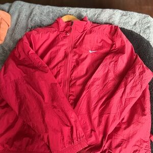 Nike red vintage Lightweight Jacket